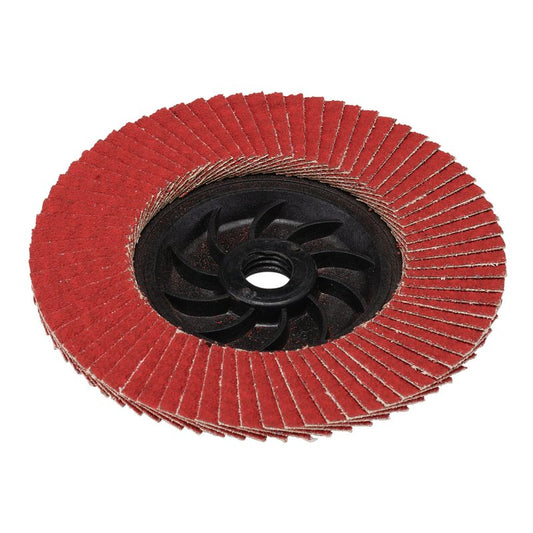 Draper Expert Ceramic Flap Disc 115mm M14 - 60 Grit 87480