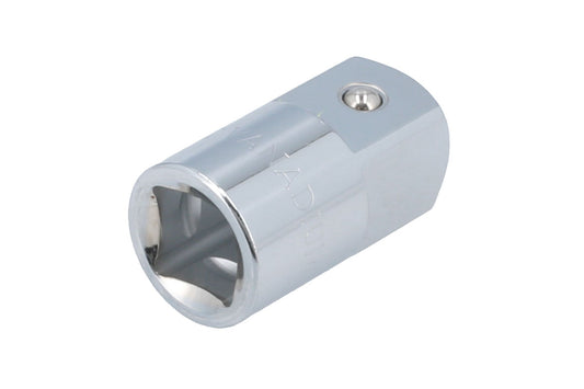 Laser Tools Socket Adaptor Step Up 3/4"D to 1"D Chrome Spring Ball 8777