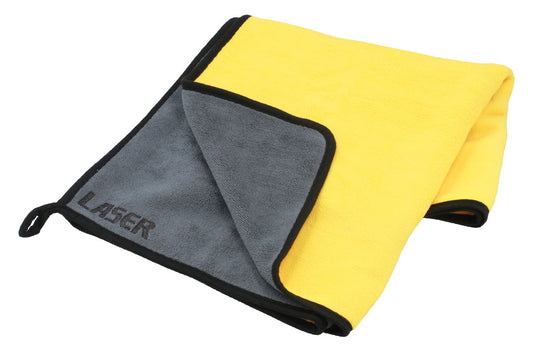 Laser Tools Microfibre Coral Fleece Drying Towel XL For Car Paintwork 8833