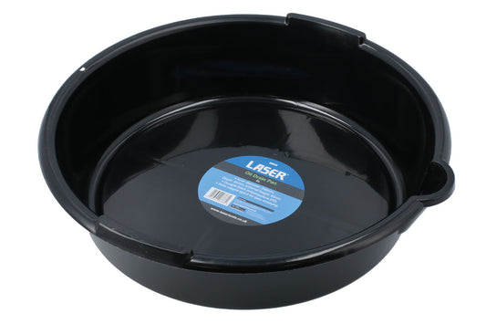 Laser Tools Oil Drain Pan 8L Dia 346mm Depth 85mm External height 95mm 8868