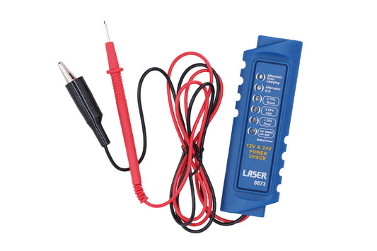 Laser Tools Battery & Alternator Tester 12/24V 8873