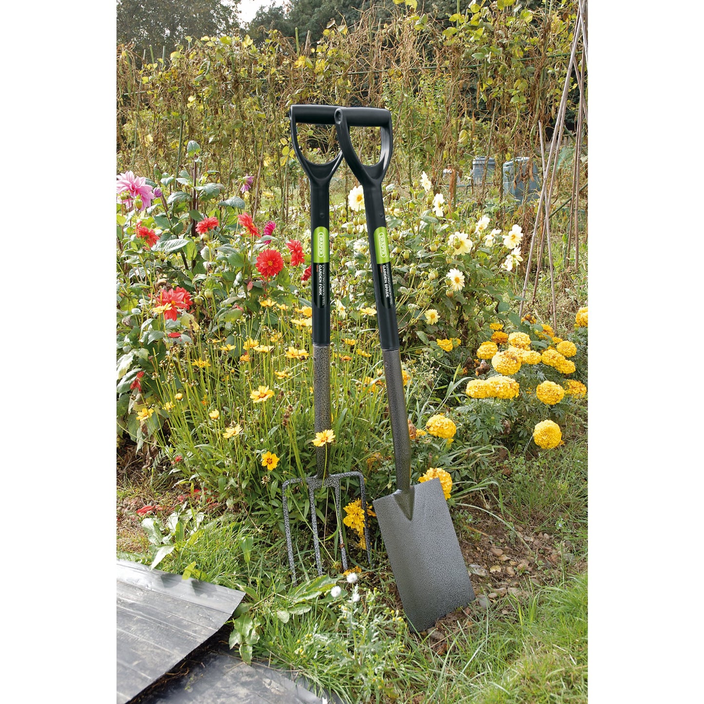 Draper Extra Long Carbon Steel Garden Fork Length 1050mm Head 290 x 180mm 88793