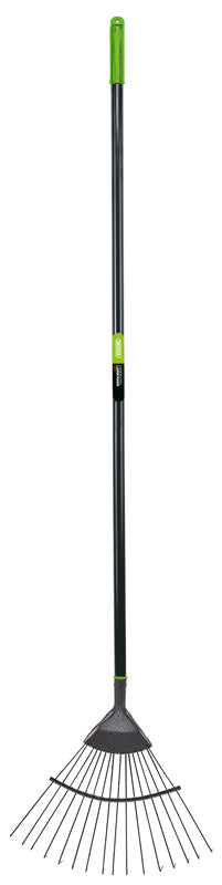 Draper Carbon Steel Lawn Rake Width 400mm Sixteen flexi round steel tines 88801