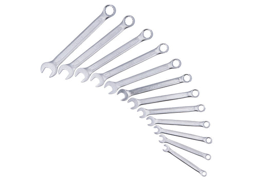Laser Tools Metric Combination Spanner Set 12pc Bi-Hex 8 to 19mm 8886