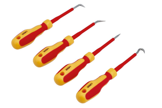 Laser Tools Insulated Mini Hook & Pick Set 4pc 1000v AC and 1500v DC 8888