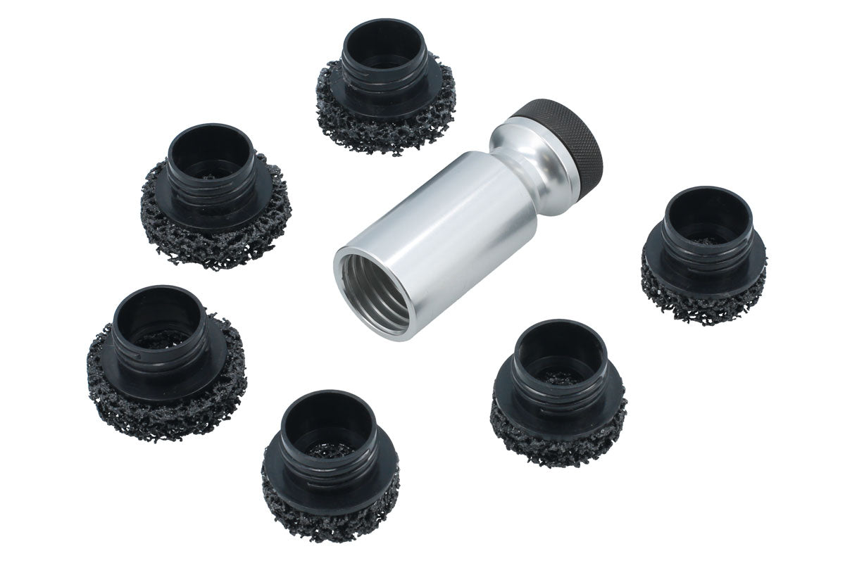 Laser Tools HGV Stud & Hub Cleaning Kit 7pc 1/2"D Removes Corrosion & Dirt 8908