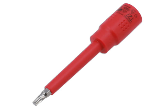 Laser Tools 3/8"D T27 Insulated Extra Long Torx Star Bit Socket 8920