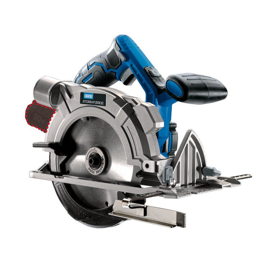 Draper Storm Force 20V Circular Saw Sold Bare Blade 165mm Speed 4200rpm 89451