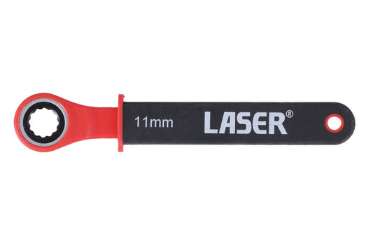 Laser Tools VDE Ratchet Spanner 11mm Bi-Hex 120 Teeth 1000V AC 8949