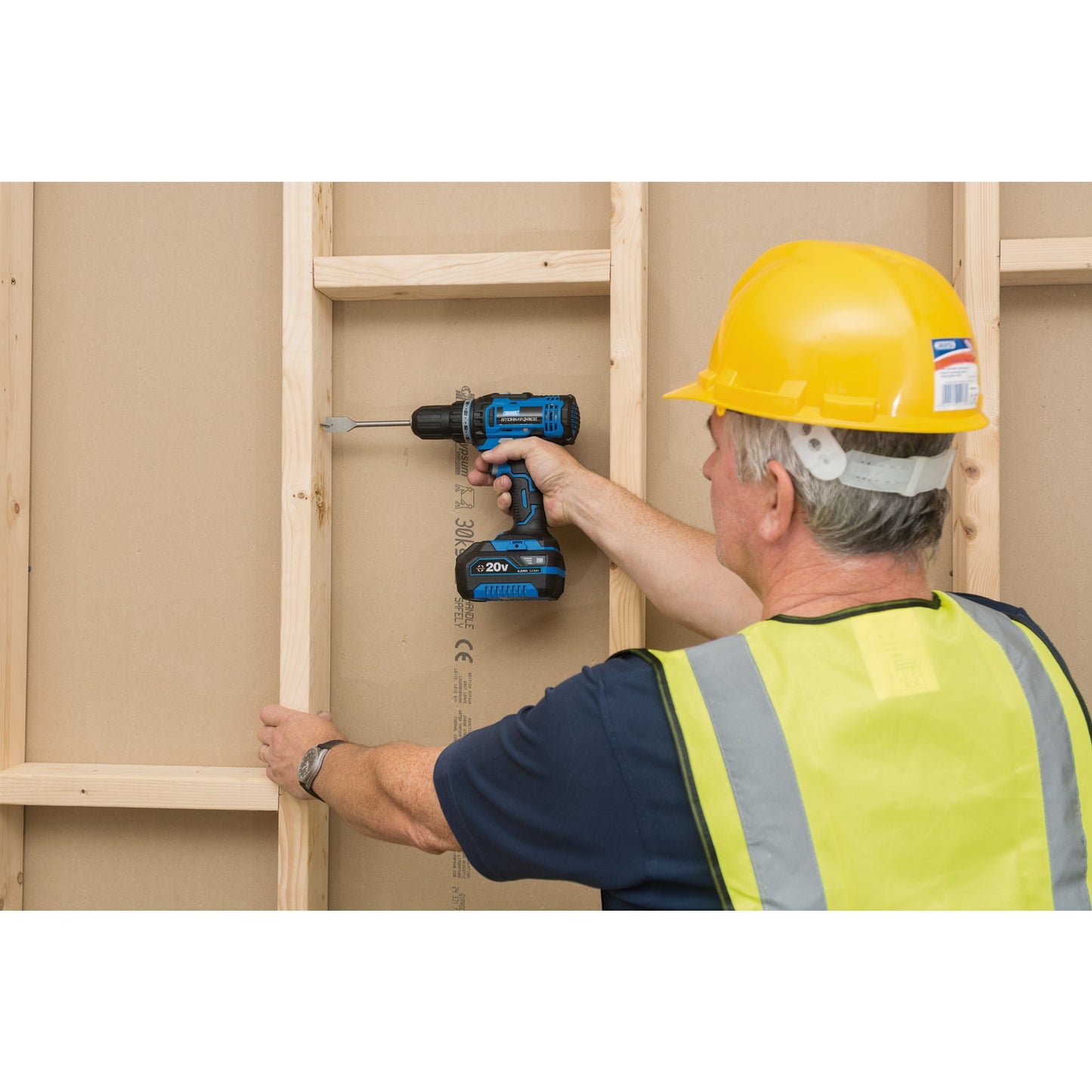 Draper Storm Force 20V Drill Driver Keyless 10mm Sold Bare In A Case 89524