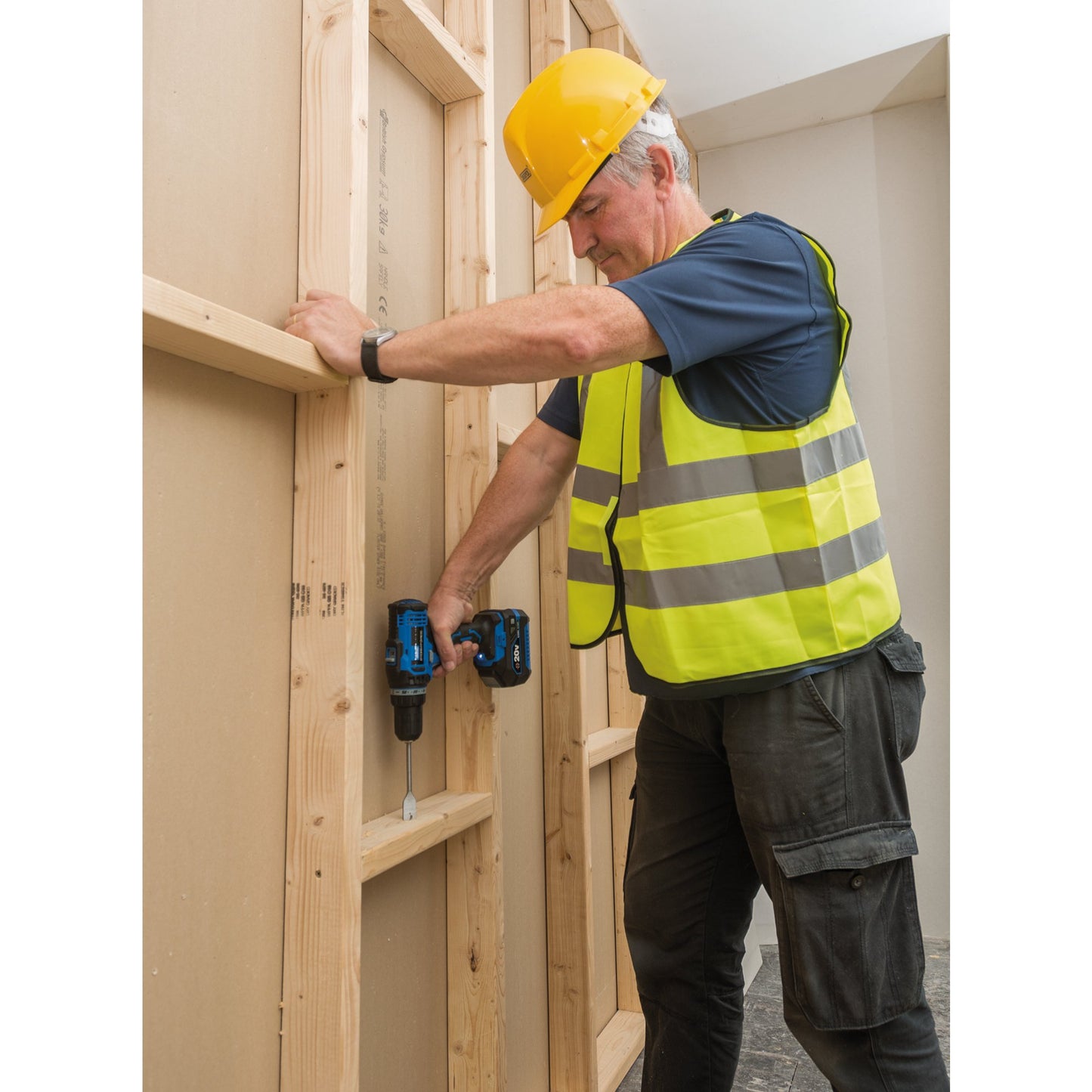 Draper Storm Force 20V Drill Driver Keyless 10mm Sold Bare In A Case 89524