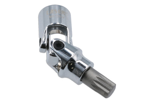 Laser Tools M8 Spline 1/4"D Universal Joint Socket VW Thermostat Housing 8967