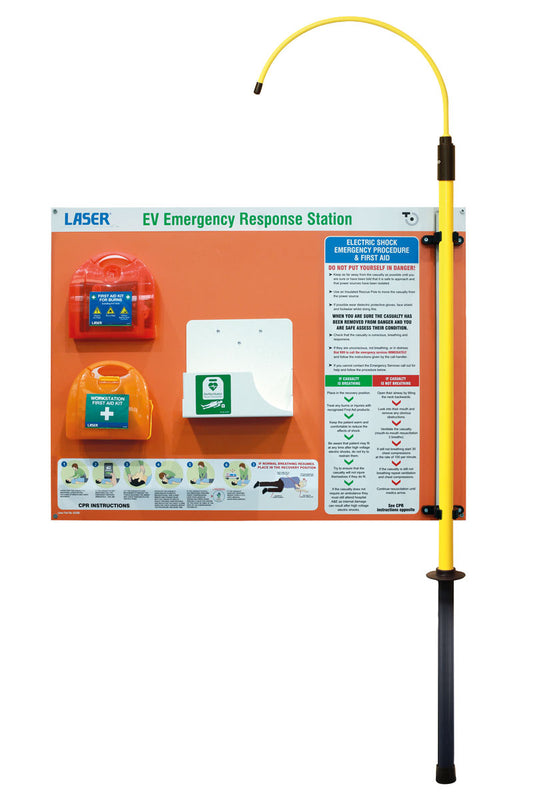 Laser Tools EV Emergency Response Station First Aid Kit Notice Board etc 8970