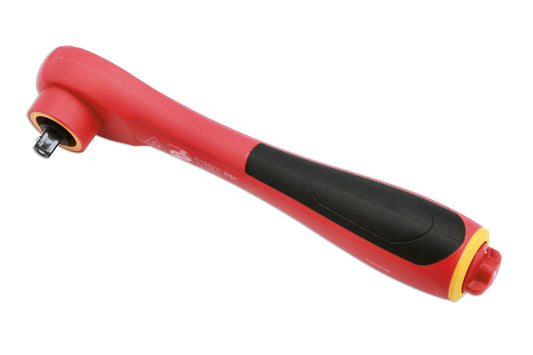 Laser Tools VDE Insulated Ratchet 3/8"D 72 Teeth Length 255mm 1000V AC 8979