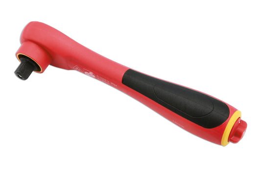 Laser Tools VDE Insulated Ratchet 1/2"D 72 Teeth Length 255mm 1000V AC 8980