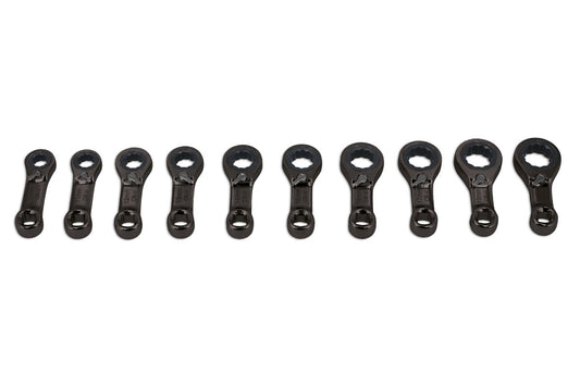 Laser Tools Metric Crow Foot Ratchet Ring Spanner Set 3/8"D 10pc Bi-Hex 8985