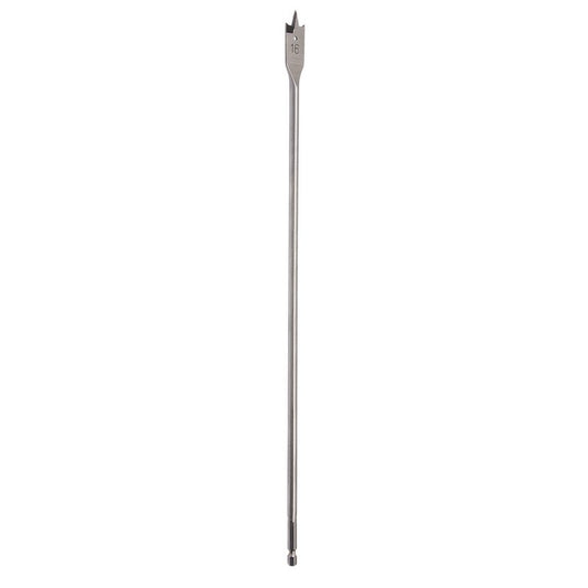 Draper Extra Long Flat Wood Bit 16 x 400mm Shank 6mm 89997