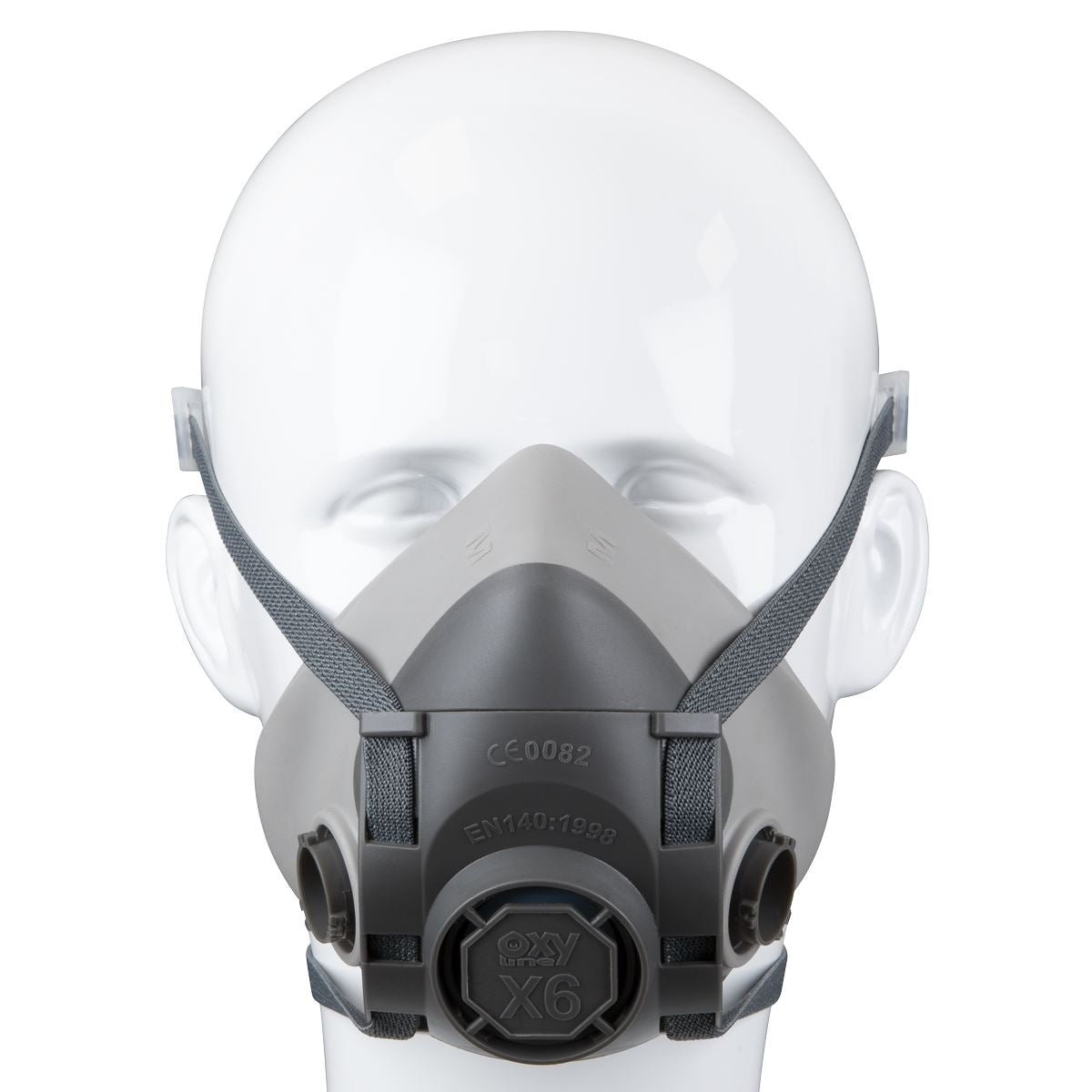 Sealey Half Mask Respirator Reusable Without Filters Thermoplastic Rubber 9000