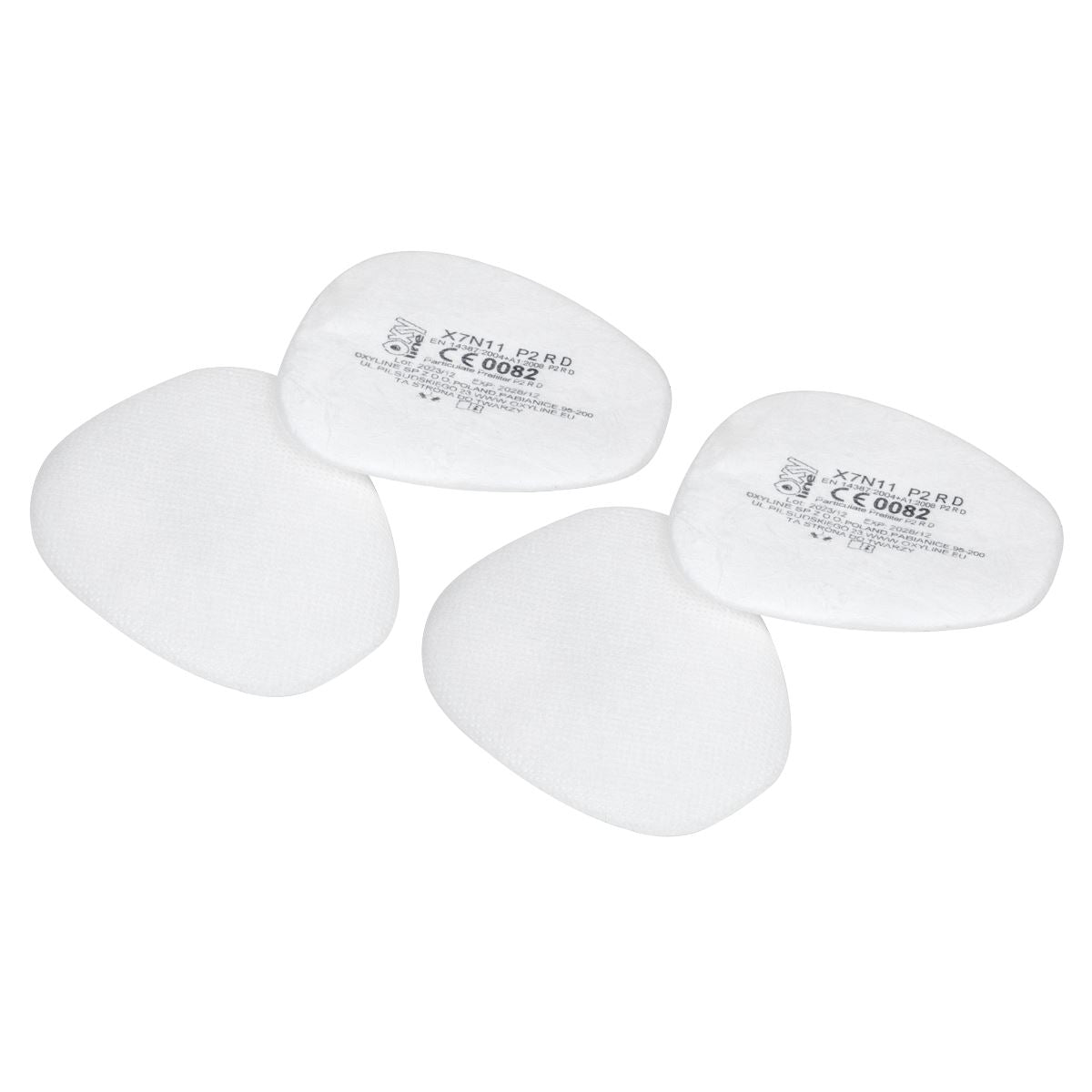 Sealey P2 R D Particulate Prefilter - Pack of 4 9006