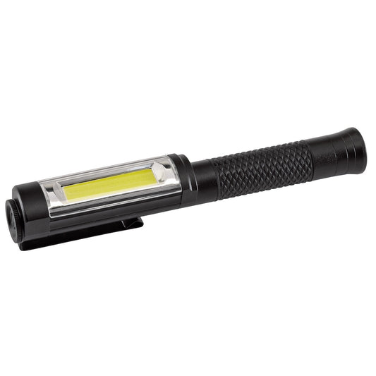 Draper COB LED Rechargeable Aluminium Pen Torch 5W 400 lumen 90101
