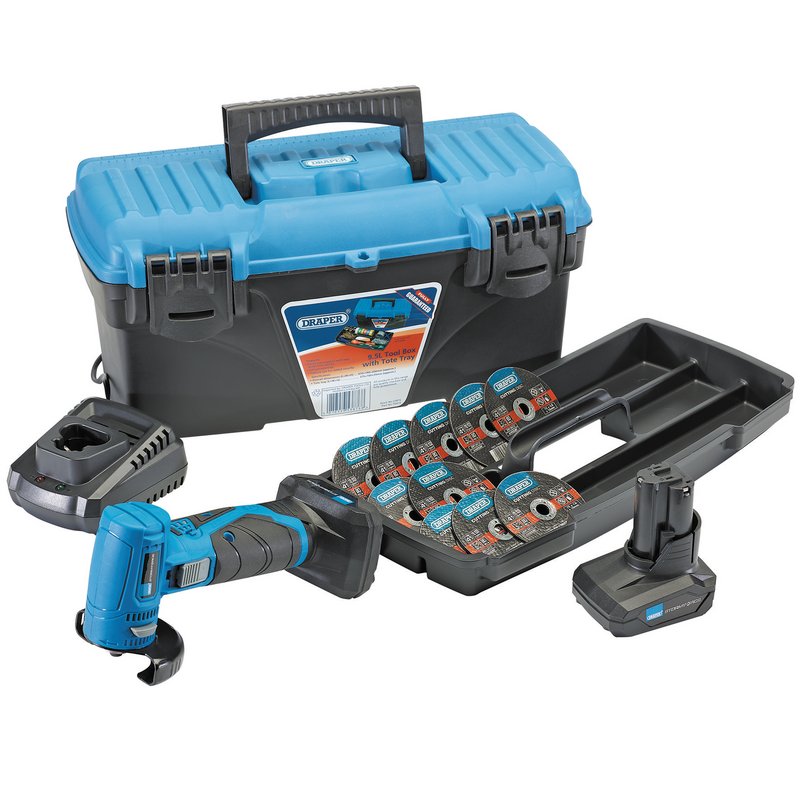 Draper Storm Force 10.8V Angle Grinder Cut-Off Tool Kit Tool Kit 2 90376