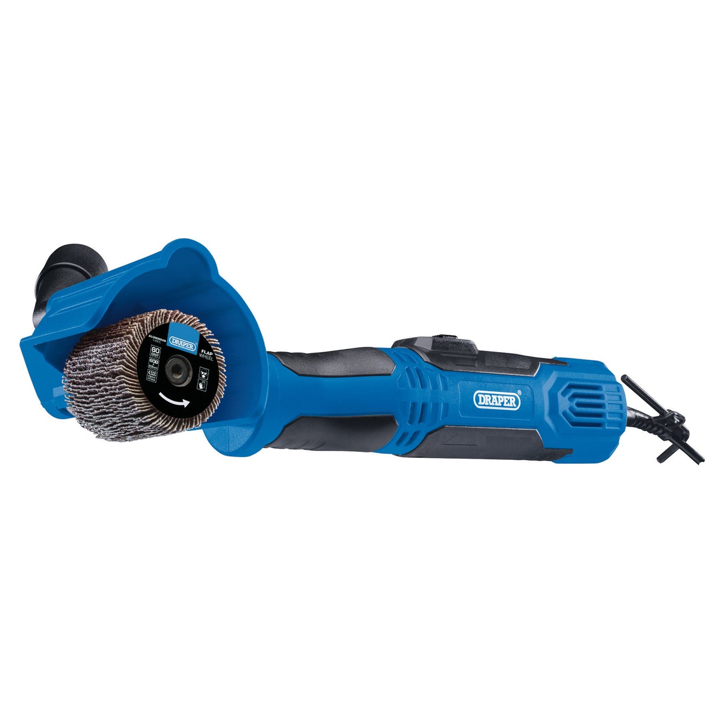 Draper 240V Sanding Roller 310W Flap Disc Size 5-60mm Dust Extraction 90469