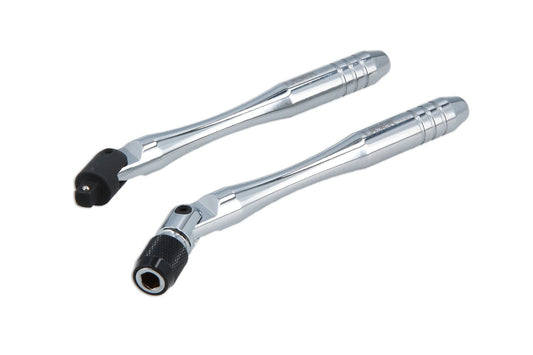 Laser Tools Flexible Wrench Set 1/4"D Bits Or Sockets 2pc Length 130mm 9050