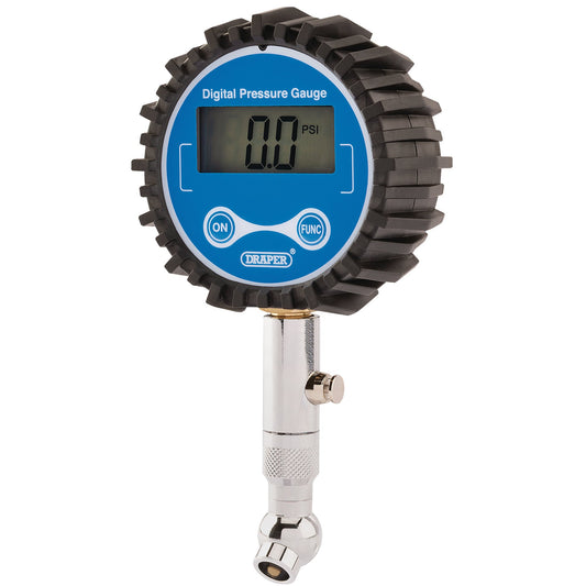 Draper Digital Tyre Pressure Gauge 20bar 300psi  0-2000kPa Heavy Duty 91348