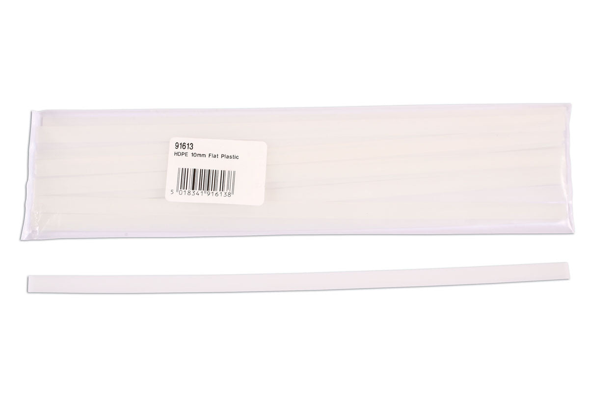Power-TEC HDPE Flat Plastic Strips 10mm 15pc 91613
