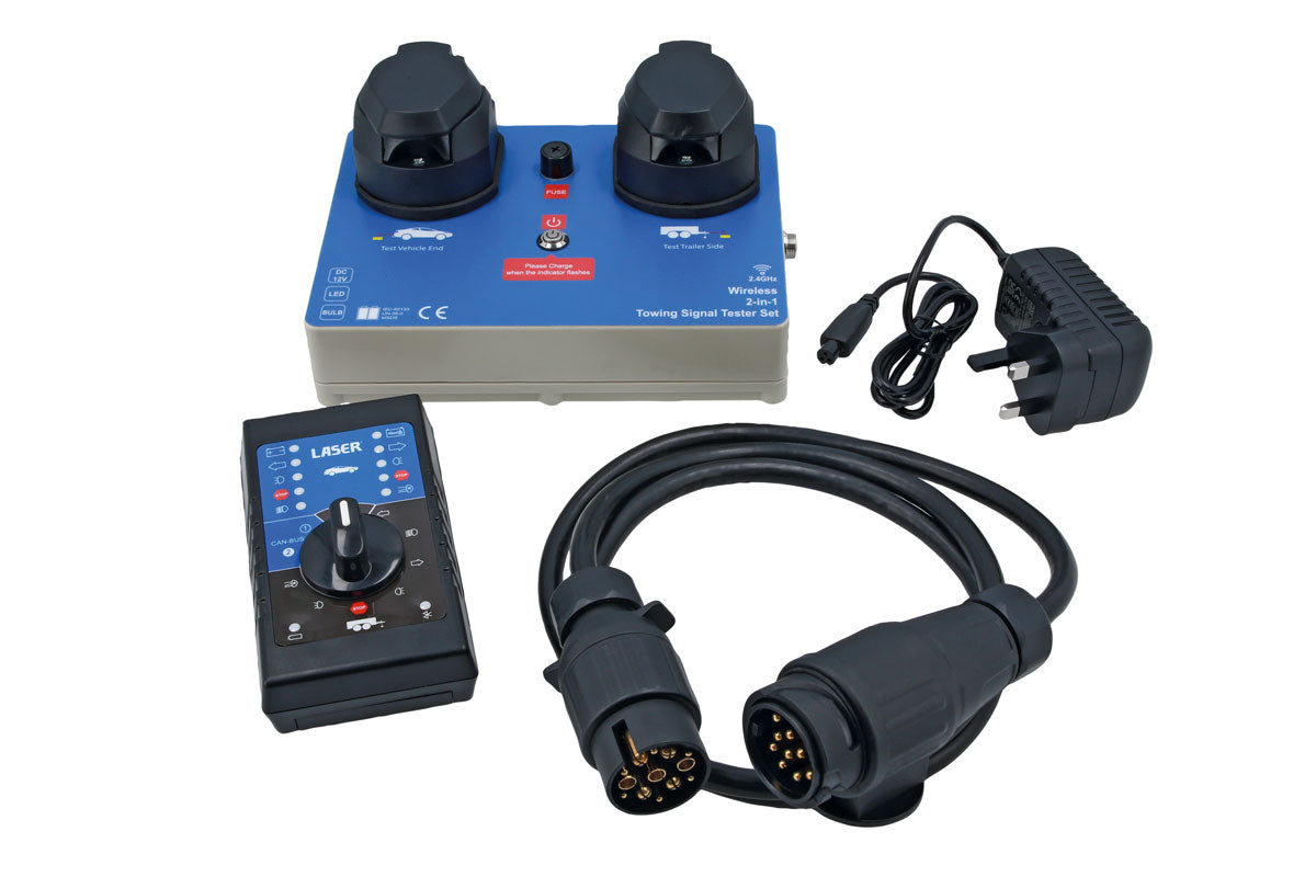 Laser Tools Wireless 12V Towing Circuit 2-In-1 Tester Set 9180