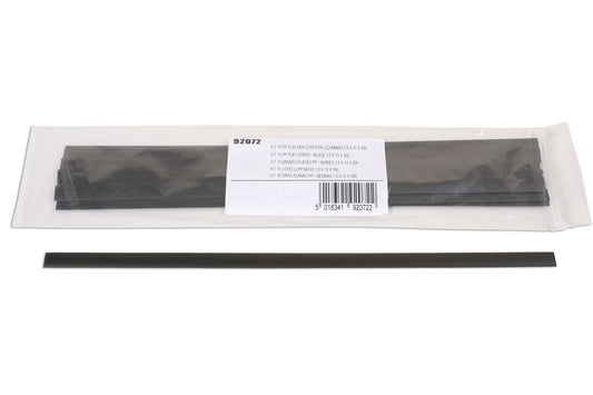 Power-TEC PP Flat Black Strips 11mm 15pc 92072
