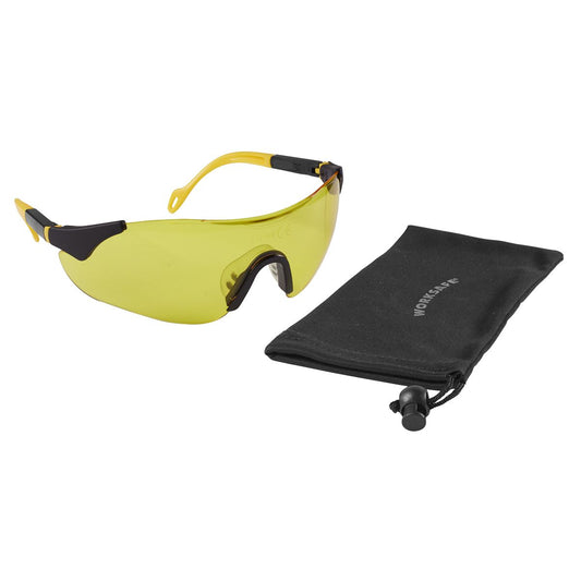 Sealey Sports Style High-Vision Safety Glasses with Adjustable Arms 9212