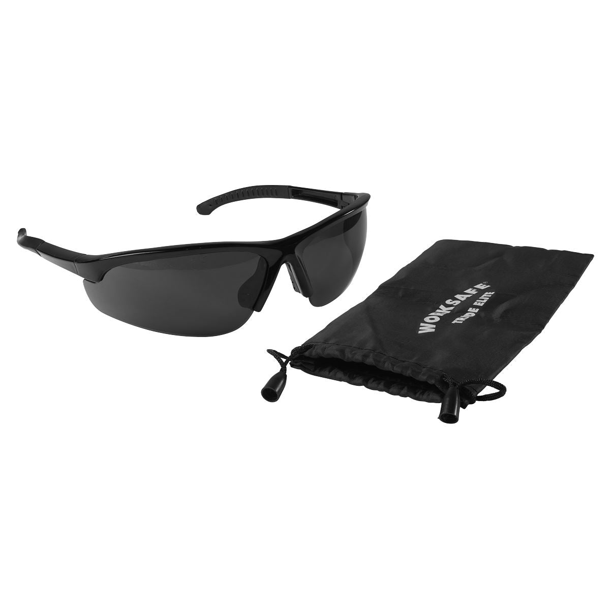 Sealey Zante Style Smoke Lens Safety Glasses with Flexi Arms 9214