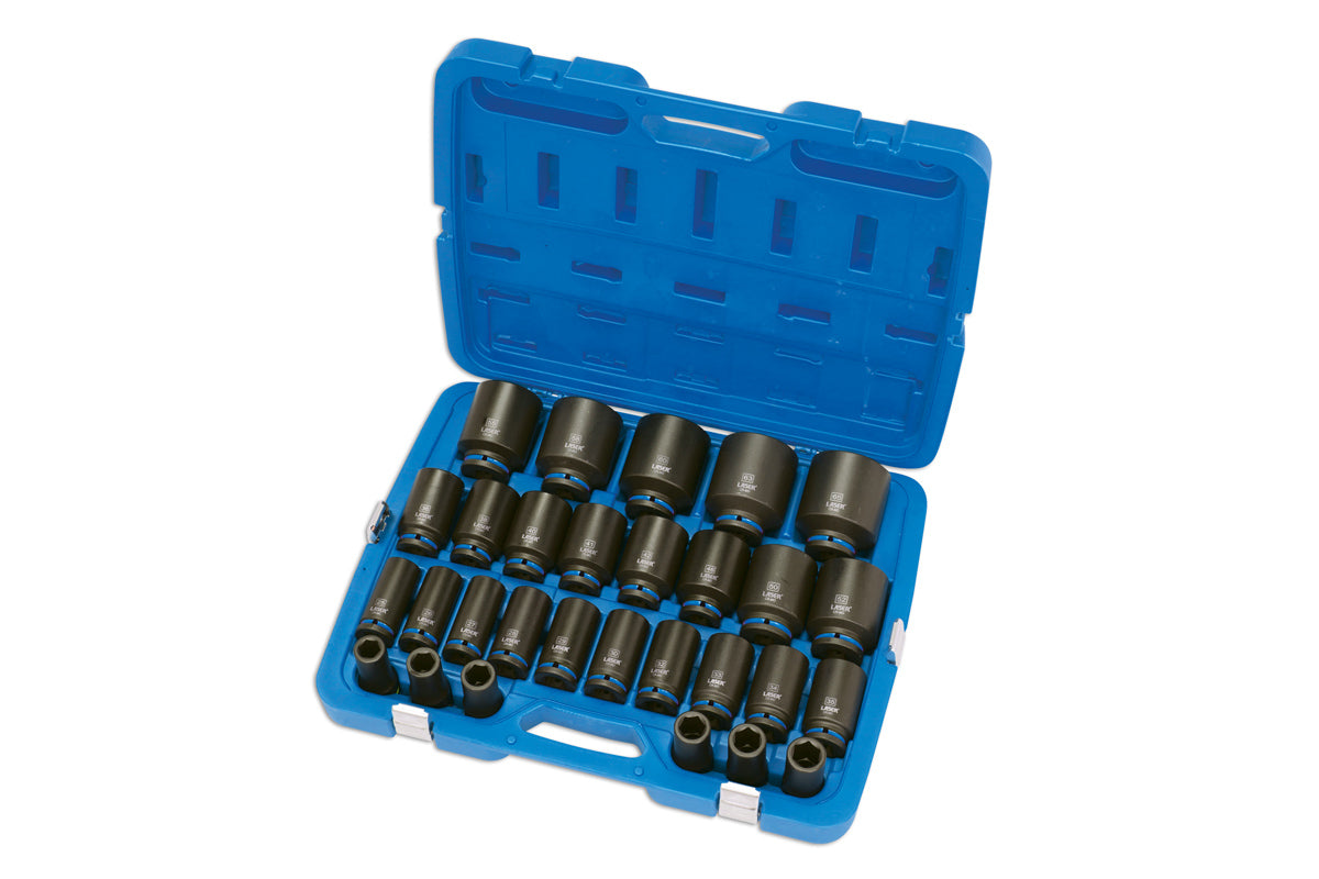Laser Tools Deep Impact Socket Set 3/4"D 29pc 9224