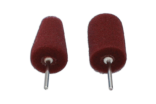 Power-TEC Polishing Sponge Wheels (Red, Extra Fine) 2pc 92561