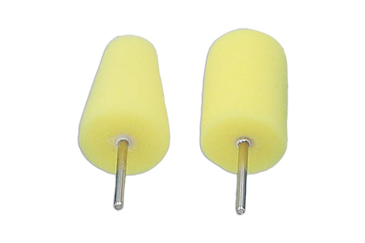 Power-TEC Polishing Sponge Wheels (Yellow, Medium) 2pc 92562