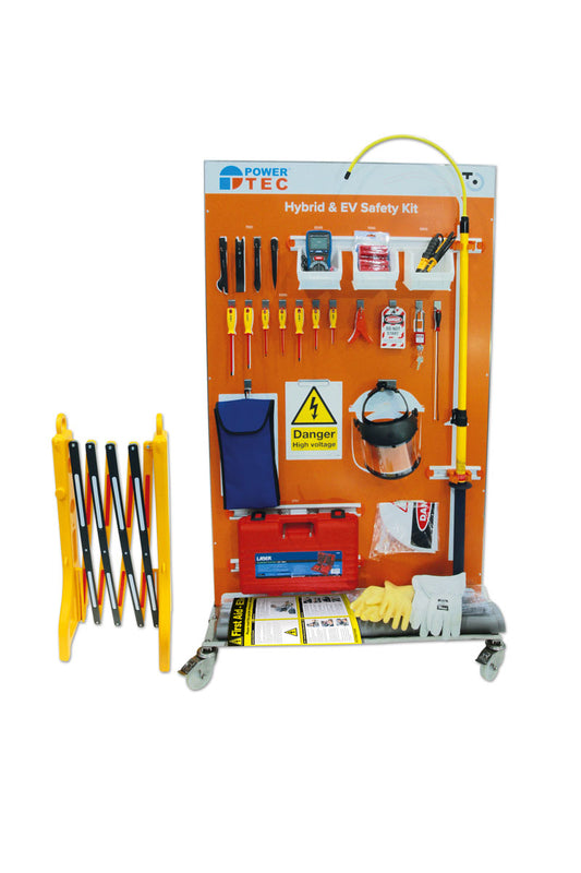 Power-TEC Hybrid & EV Premier Pack c/w Shadow Board, Trolley & Shelves (Power-TEC branded) 92575
