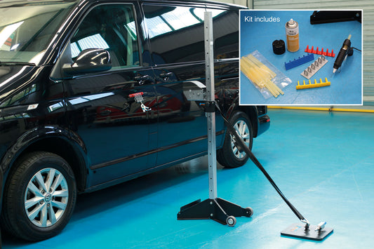 Power-TEC Portable Pulling Tower Kit Size 350 x 350 x 1650mm Weight 20kg 92664