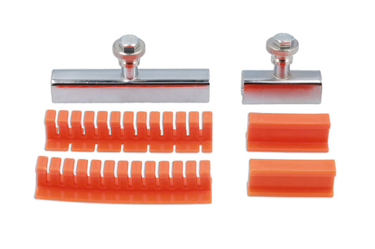Power-TEC Assorted Glue Puller Pad Kit Paintless Dent Repair Pads & Holder 92678
