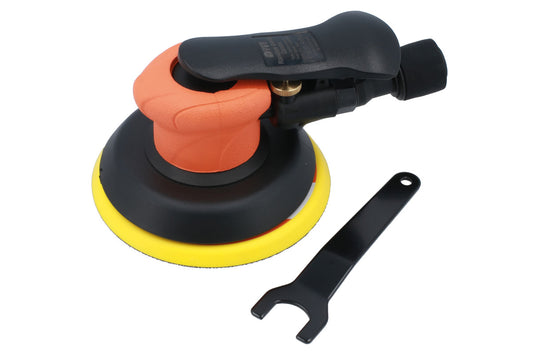 Power-TEC 150mm Air Palm Random Orbital Sander Variable Speed Hook & Loop 92685