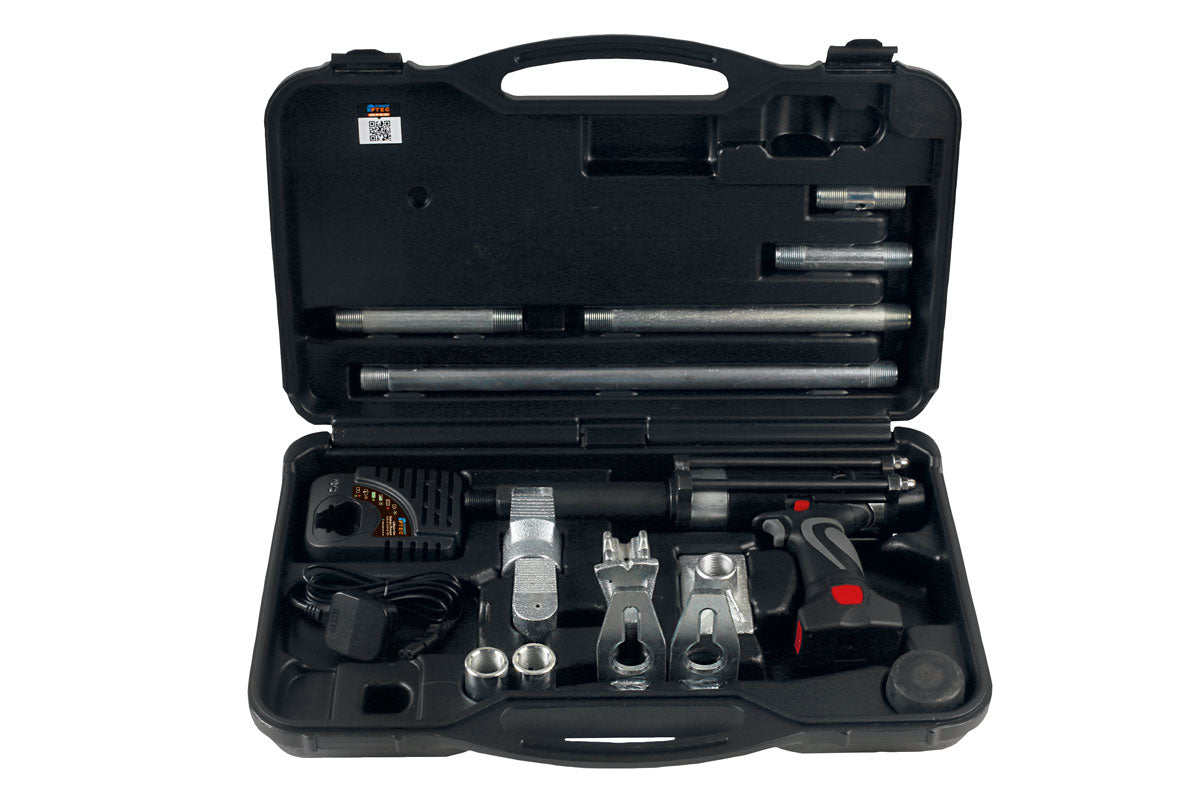 Power-TEC Electro Power Push Pull System 5 Tonne Inc Ram 14.4V 2.0Ah Batt 92691