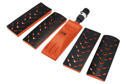 Power-TEC Magnetic Sanding Block Set With Dust Extraction 70 x 198mm 5pc 92709