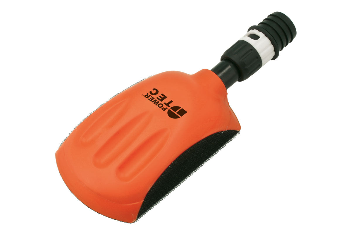 Power-TEC Sanding Block with Dust Extraction 150mm Hook & Loop 92710