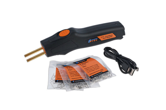 Power-TEC Cordless Hot Stapler Compact Kit 3.7V 18W Li-ion battery 92725