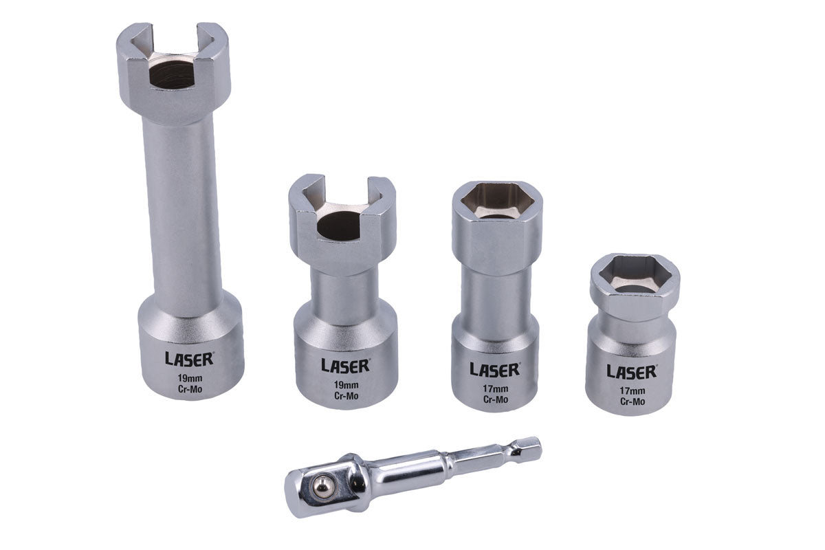 Laser Tools Deep Sockets for Strut Channel 1/2"D - 5pc 9274