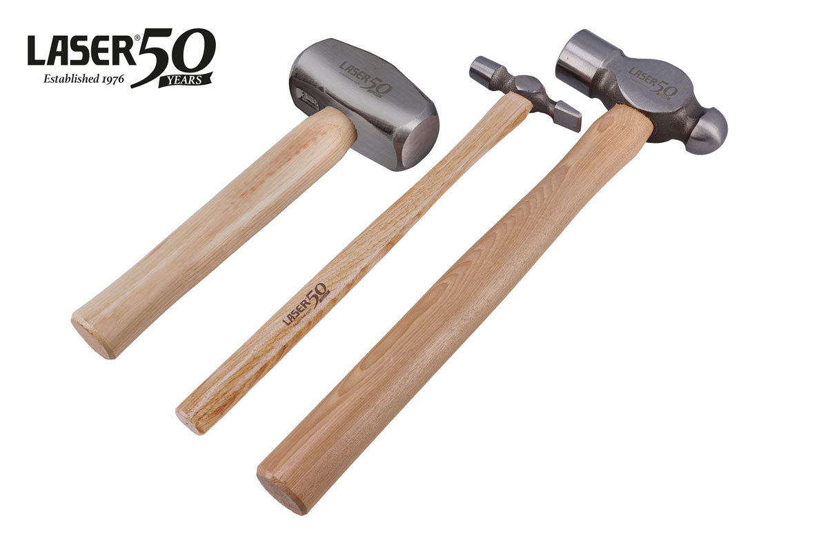 Laser Tools Mechanic Hammer Set 3pc - 50th Anniversary 9279