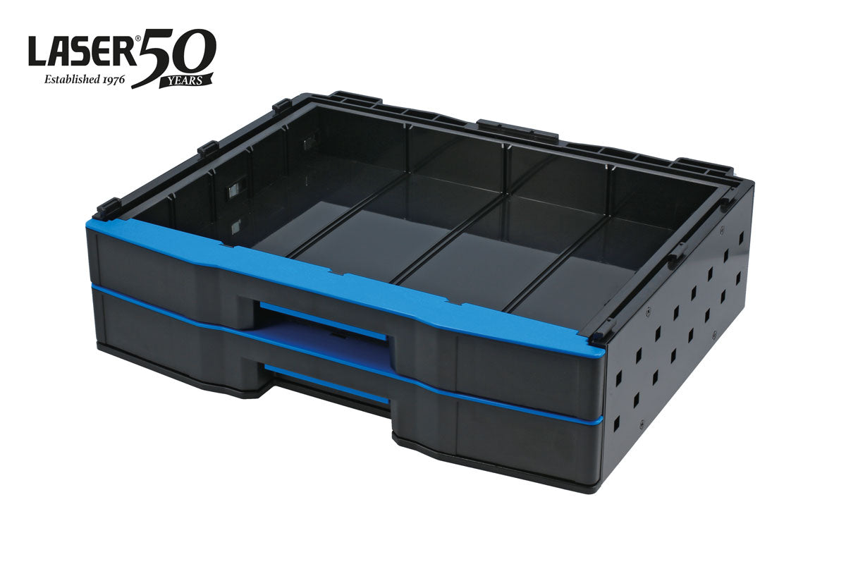 Laser Tools Premium Stackable 2 Drawer Storage System - 50th Anniversary 9285