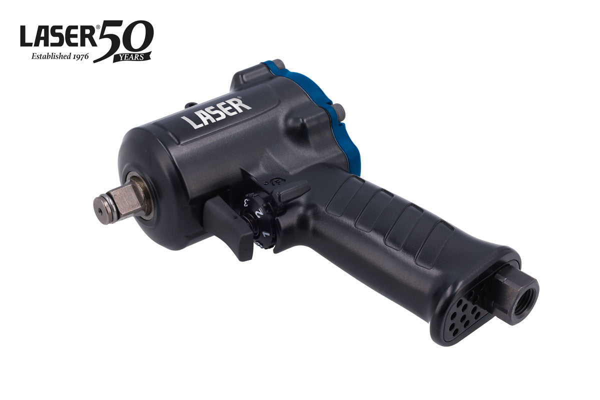 Laser Tools Aluminium Bodied Mini Impact Wrench 1/2"D - 50th Anniversary 9288