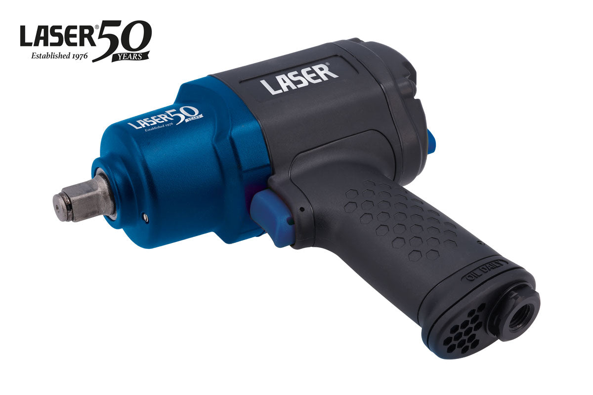 Laser Tools Magnesium Alloy Twin Hammer Impact Wrench 1/2"D - 50th Anniversary 9290