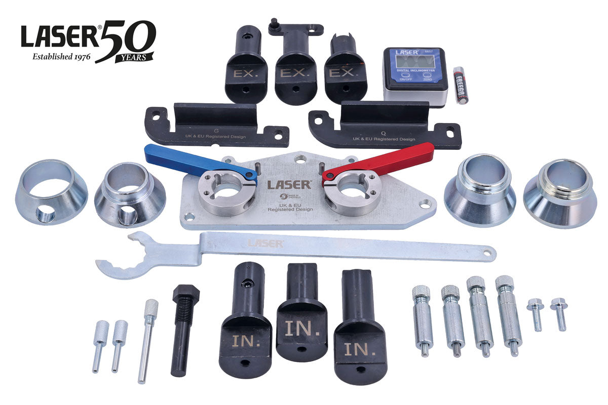 Laser Tools Engine Timing Master Kit for VW Group TSi/MPi Petrol - 50th Anniversary 9348